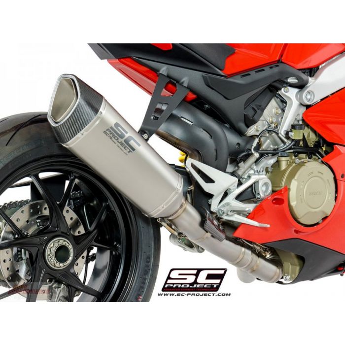 Sc Project Sc1 R High Mount Exhaust 2018 2019 Ducati Panigale V4