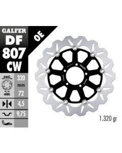 Galfer Standard Floating Wave Rotor ‘10-‘16 Ducati Multistrada 1200