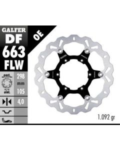 Galfer Standard Floating Wave Rotor, Front BMW F650 GS