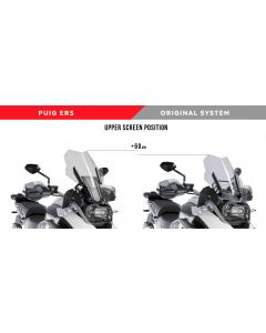 Puig Windscreen Electronic Regulation System (ERS) 2018-2021 BMW R1250 GS