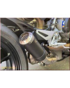 Shift-Tech GP-1 Carbon/Titanium Slip-on Exhaust fits Ducati Streetfighter V2 / Panigale V2 