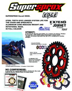 Supersprox Edge 525 (OEM) Rear Sprocket 2011-2016 Ducati Diavel 