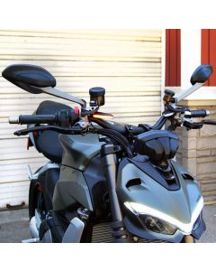 New Rage Cycles LED Front Turn Signals (High Mount) Ducati Streetfighter V2 / V4