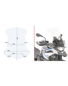 Givi D5127ST Specific Screen 2018-2022 BMW F850GS