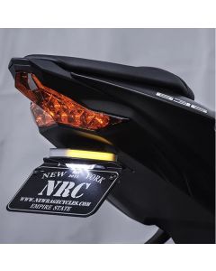 New Rage Cycles LED License Plate Support Kit 2019-2024 Kawasaki Ninja ZX-6R