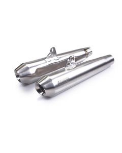 Triumph / Vance & Hines Slip-on Exhaust 2016- Thruxton 1200 R - Brushed Stainless