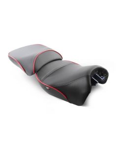 Sargent Cycle World Sport Performance 2-Piece Seat, Red Welt,2021+ Ducati Multistrada V4 
