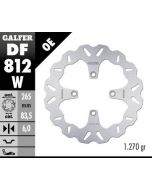 Galfer Standard Solid Mount Wave Rotor, Rear ‘10-‘16 Ducati Multistrada 1200